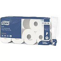 Бумага туалетная "Tork Premium Т4", 3 слоя, 8 рулонов, 29.5 м