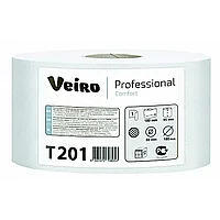 Бумага туалетная Veiro "Professional Comfort", 1-сл, 1 рулон, 200 м