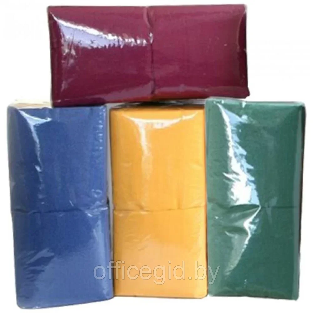 Салфетки бумажные "Бик-пак", 200 шт, 33x33 см, бордовый - фото 2 - id-p203424714