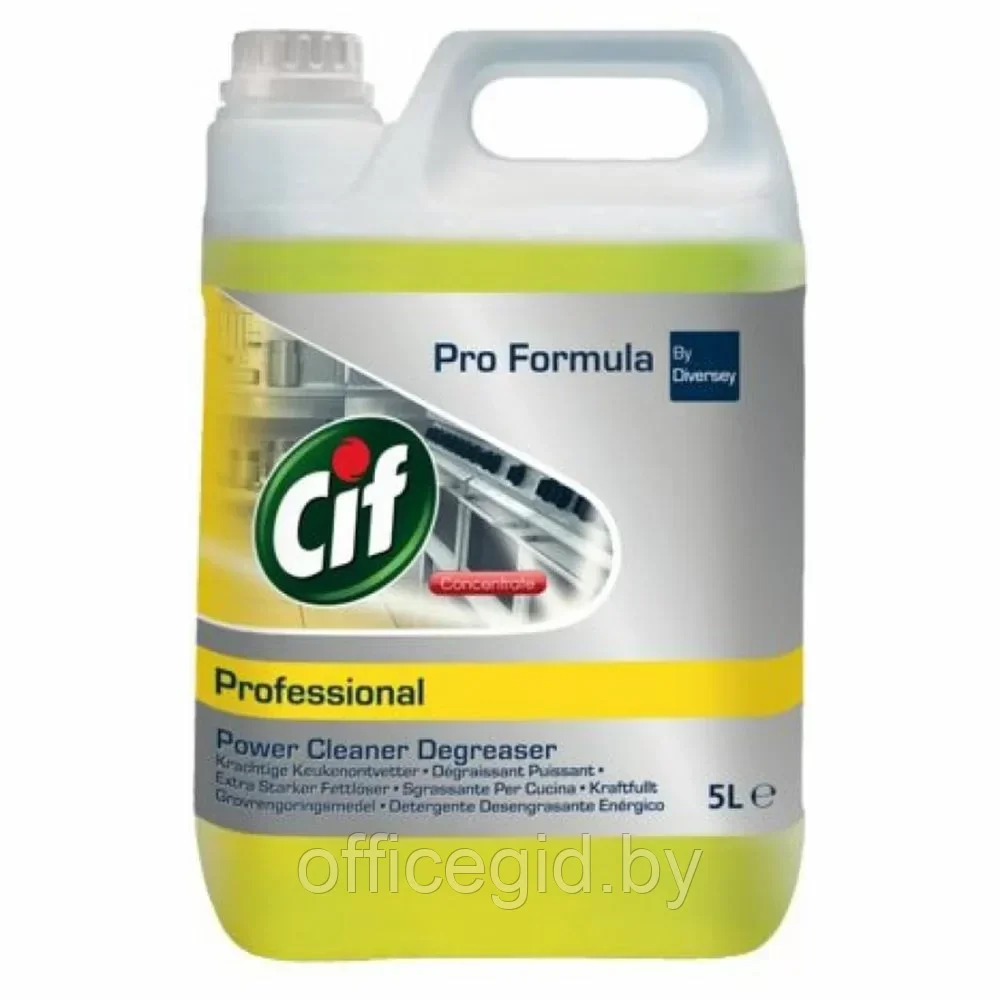Средство чистящее "Cif Power Cleaner Degreaser", 5л, обезжиривающее - фото 1 - id-p203427707