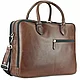 Портфель для документов "Don Valentino", кожа, коричневый, фото 2