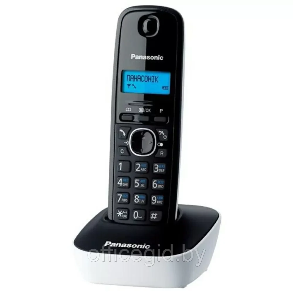 Беспроводной телефон Panasonic "Dect KX-TG1611RU", черный - фото 1 - id-p203427757