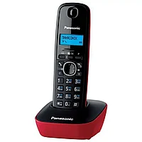 Беспроводной телефон Panasonic "Dect KX-TG1611RU", красный