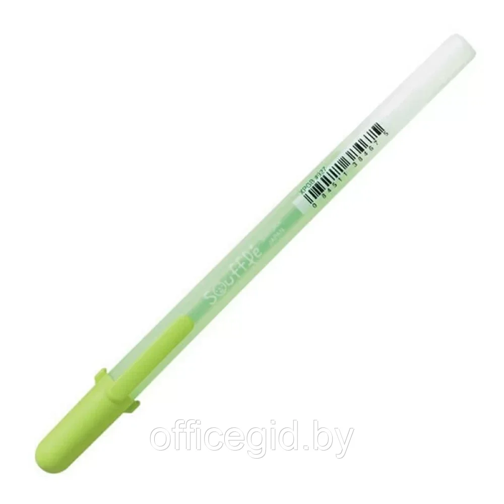 Ручка гелевая "Gelly Roll Souffle", 1.0 мм, прозрачный, стерж. светло-зеленый - фото 1 - id-p203427769
