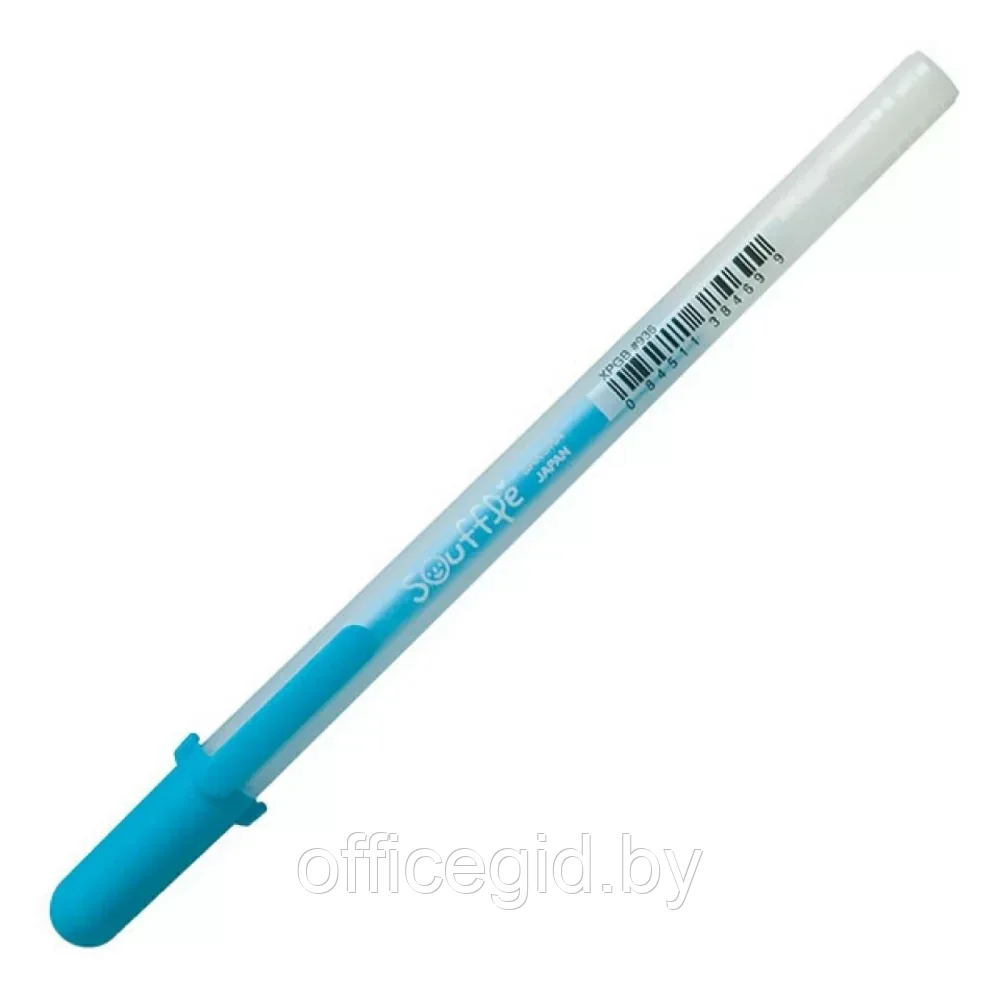 Ручка гелевая "Gelly Roll Souffle", 1.0 мм, прозрачный, стерж. голубой - фото 1 - id-p203427770