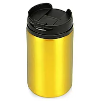 Кружка термическая "Jar", металл, пластик, 250 мл, желтый, черный