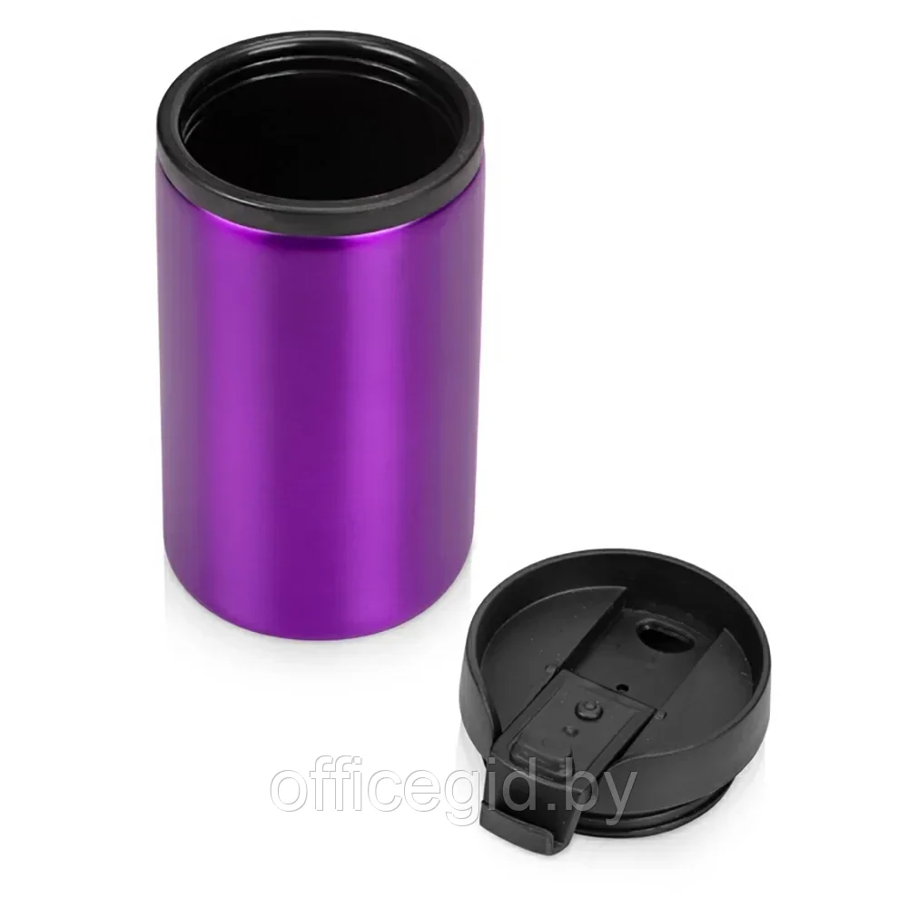 Кружка термическая "Jar", металл, пластик, 250 мл, фиолетовый, черный - фото 2 - id-p203426701