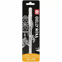 Ручка гелевая "Gelly Basic", 0.4 мм, белый, стерж. белый
