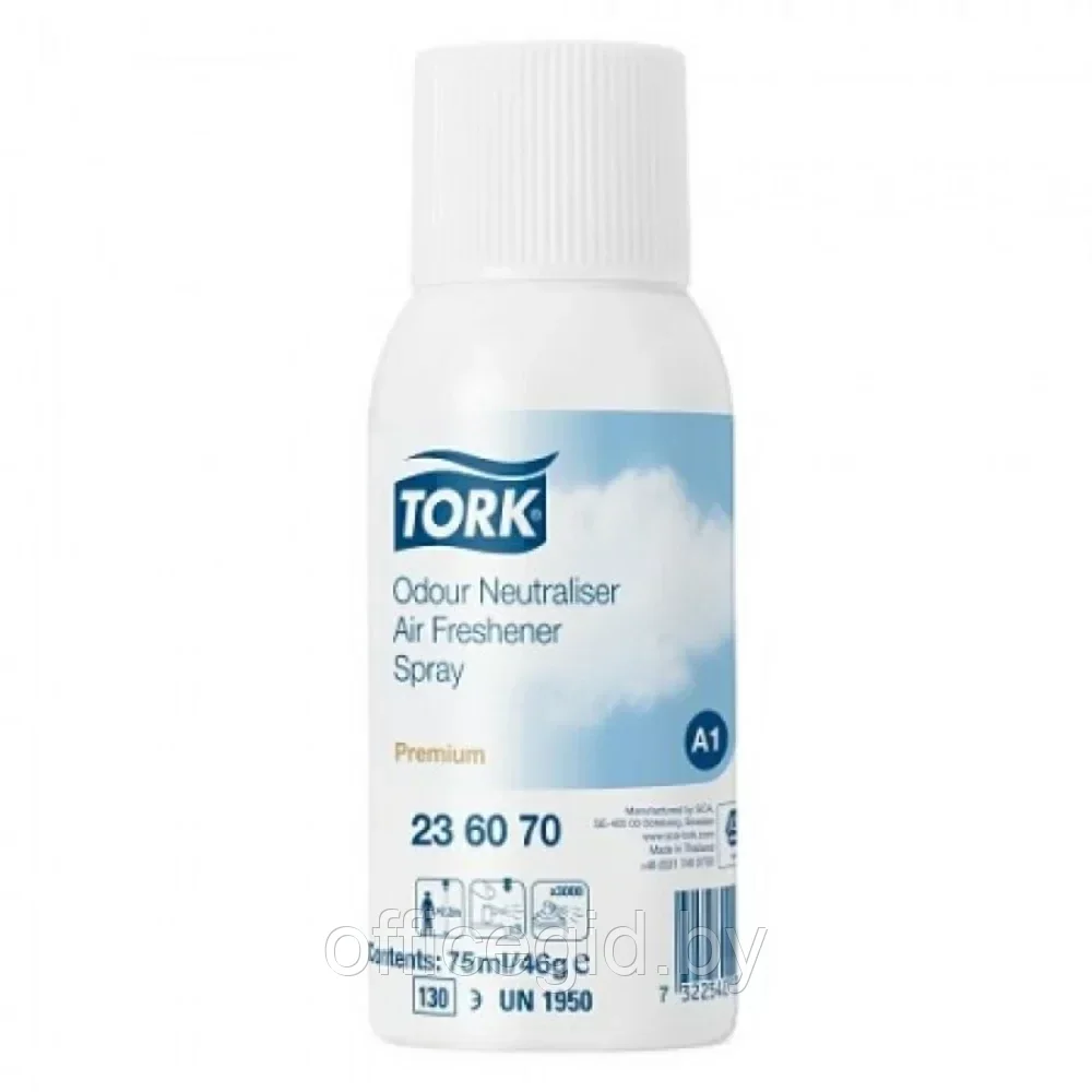 Освежитель воздуха А1 "Tork Premium", 75 мл, нейтрализатор запахов - фото 1 - id-p203424893