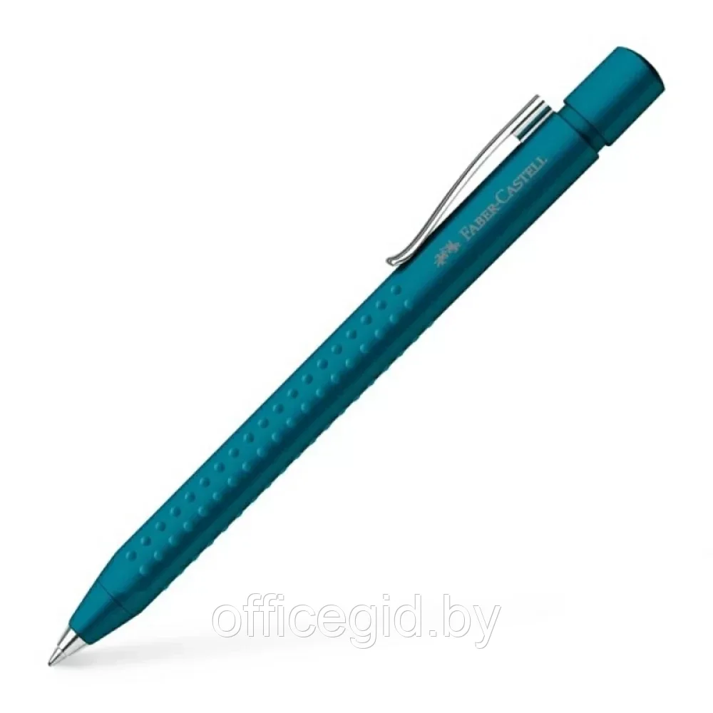 Ручка шариковая автоматическая "Faber-Castell Grip 2011", 0.7 мм, черный, стерж. синий - фото 1 - id-p203425840