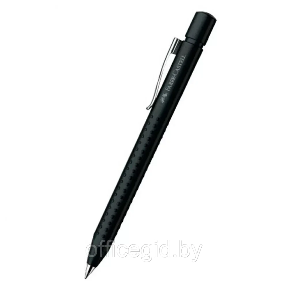 Ручка шариковая автоматическая "Faber-Castell Grip 2011", 0.7 мм, черный, стерж. синий - фото 2 - id-p203425840