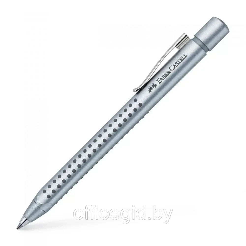 Ручка шариковая автоматическая "Faber-Castell Grip 2011", 0.7 мм, черный, стерж. синий - фото 4 - id-p203425840