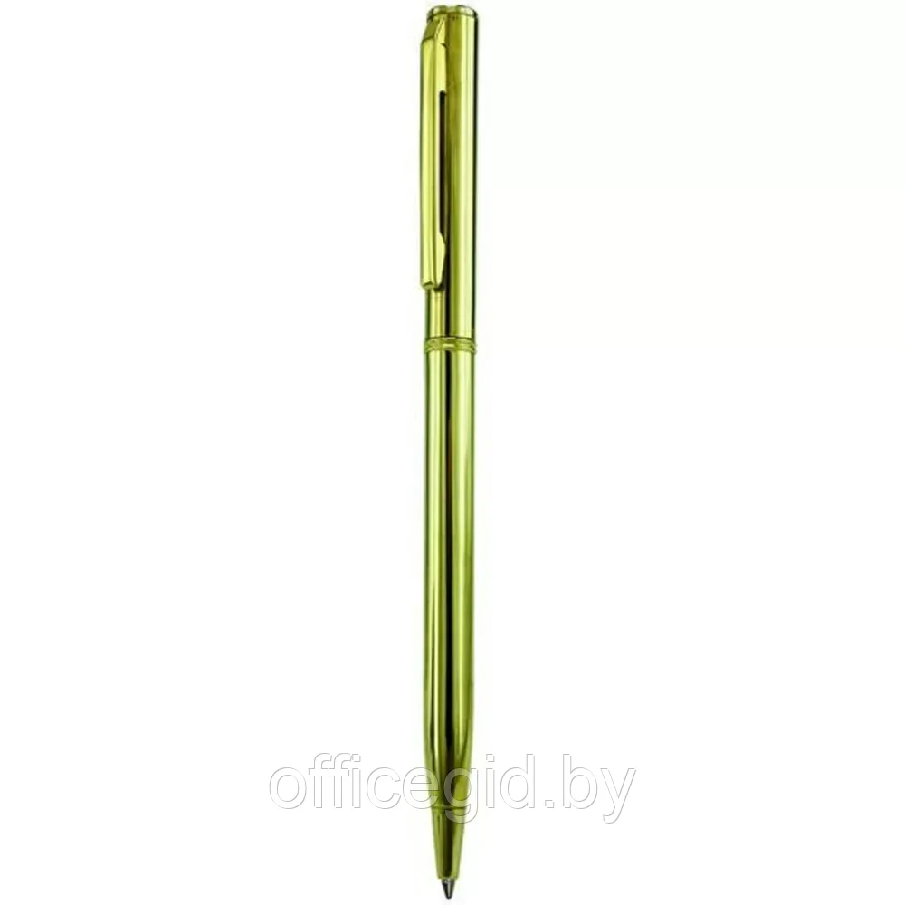 Ручка шариковая автоматическая "Slim", 0.7 мм, золотистый, стерж. синий - фото 2 - id-p203425843