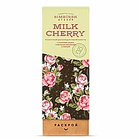 Шоколад молочный "Simbirsk Atelier. Milk Cherry", 100 г, с кусочками вишни, кофейными пастилками и корицей