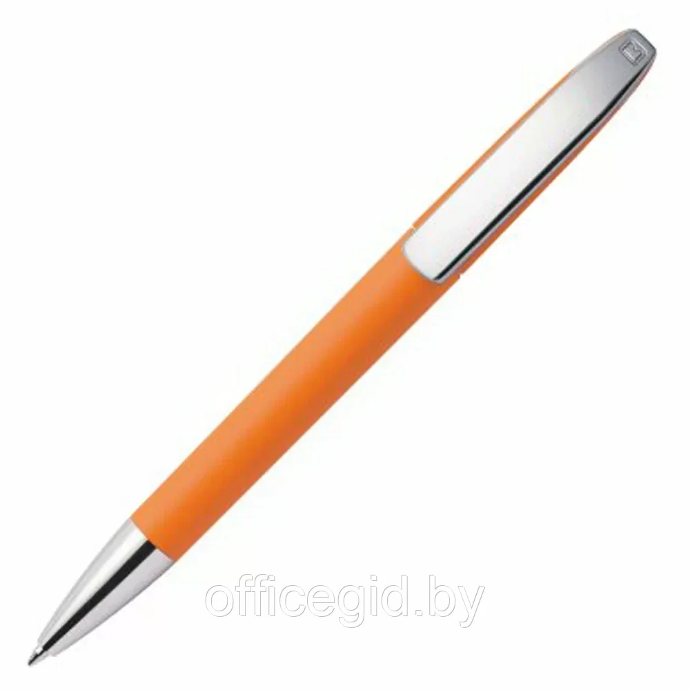 Ручка шариковая автоматическая "View GOM C CR", 1.0 мм, оранжевый, серебристый, стерж. синий - фото 1 - id-p203425866