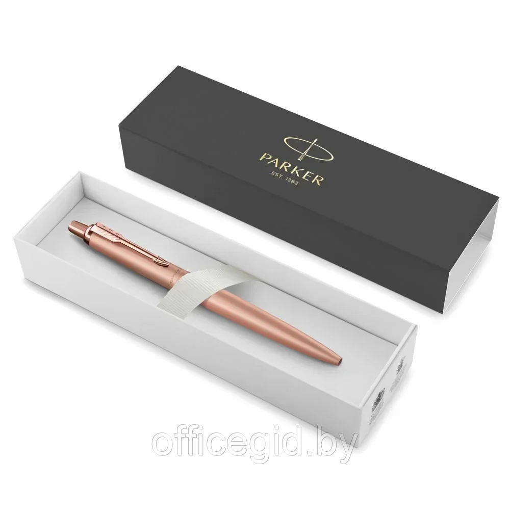 Ручка шариковая автоматическая Parker "Jotter Monochrome XL SE20", 1.0 мм, розовое золото, стерж. синий - фото 3 - id-p203425879