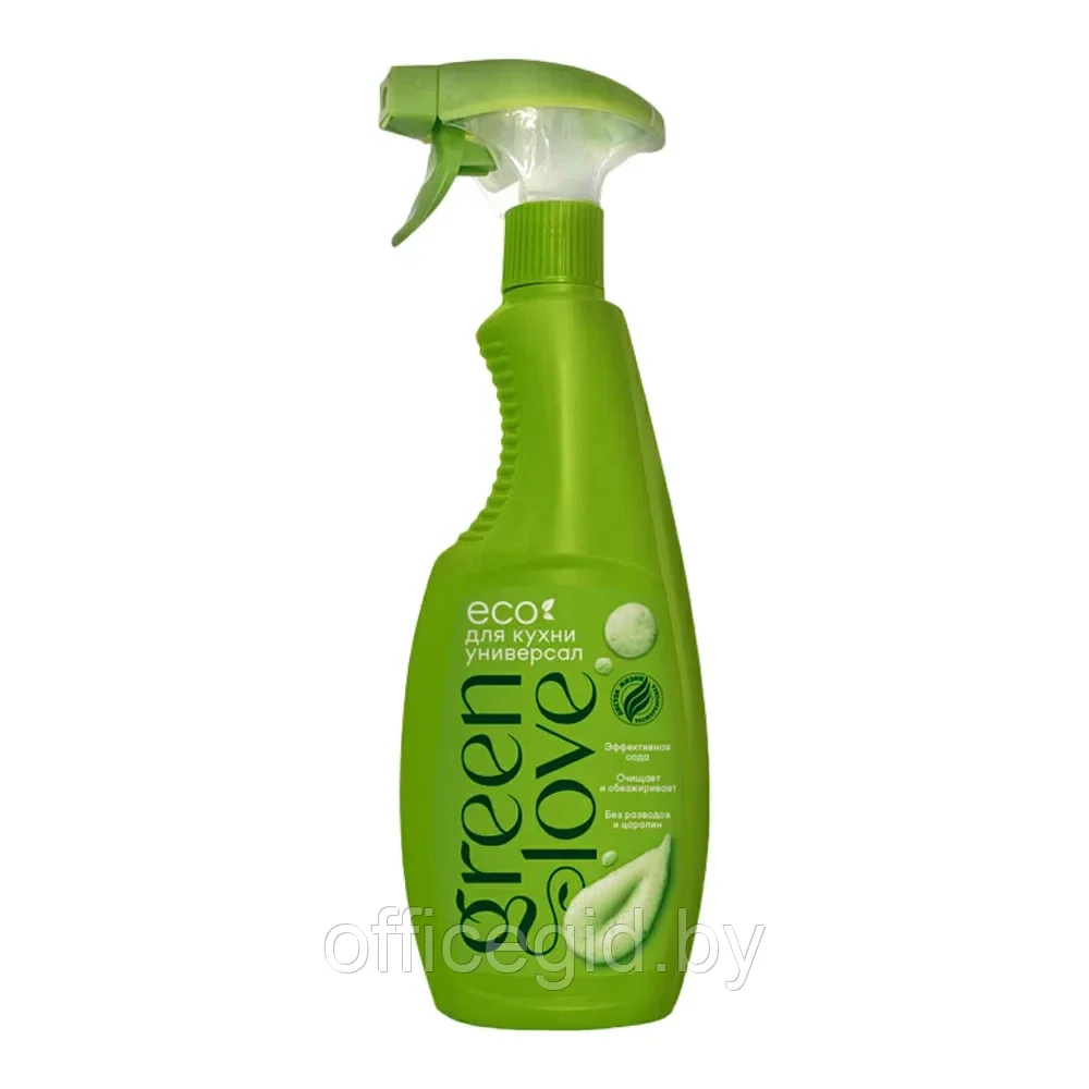 Средство чистящее универсальное "Green Love" с содой, 500 мл, экологичное, спрей - фото 1 - id-p203424966