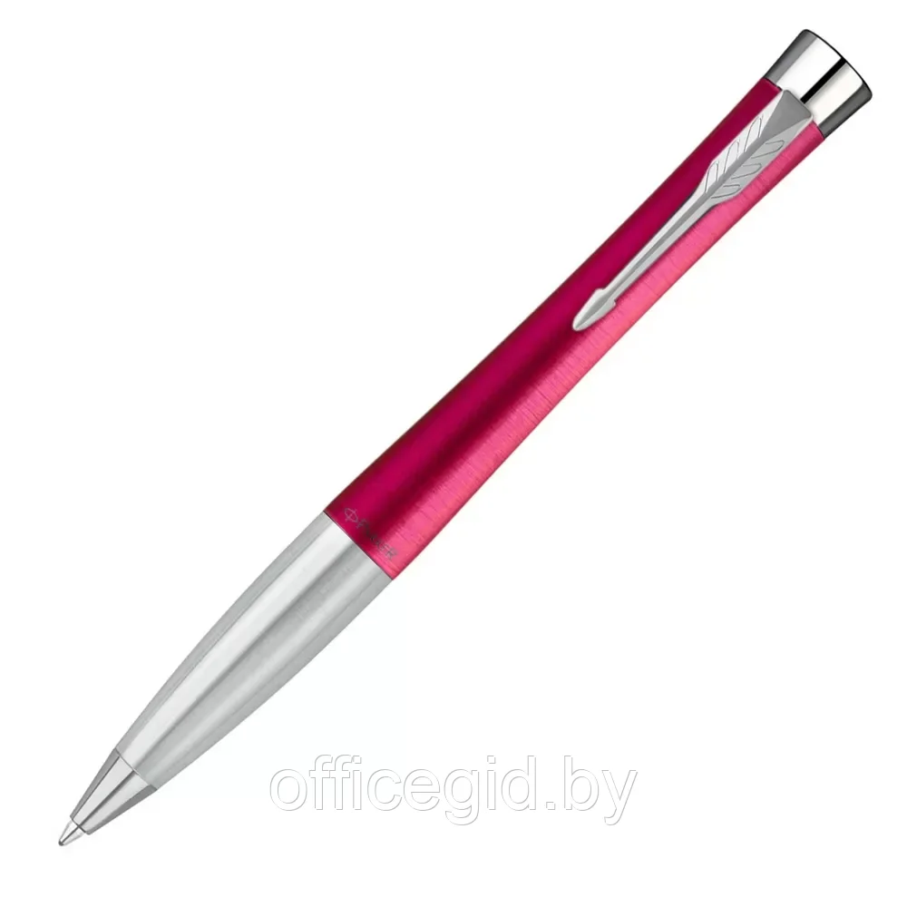 Ручка шариковая автоматическая Parker "Urban Core K314 Vibrant Magenta CT", 1.0 мм, пурпурный, серебристый, - фото 1 - id-p203425884