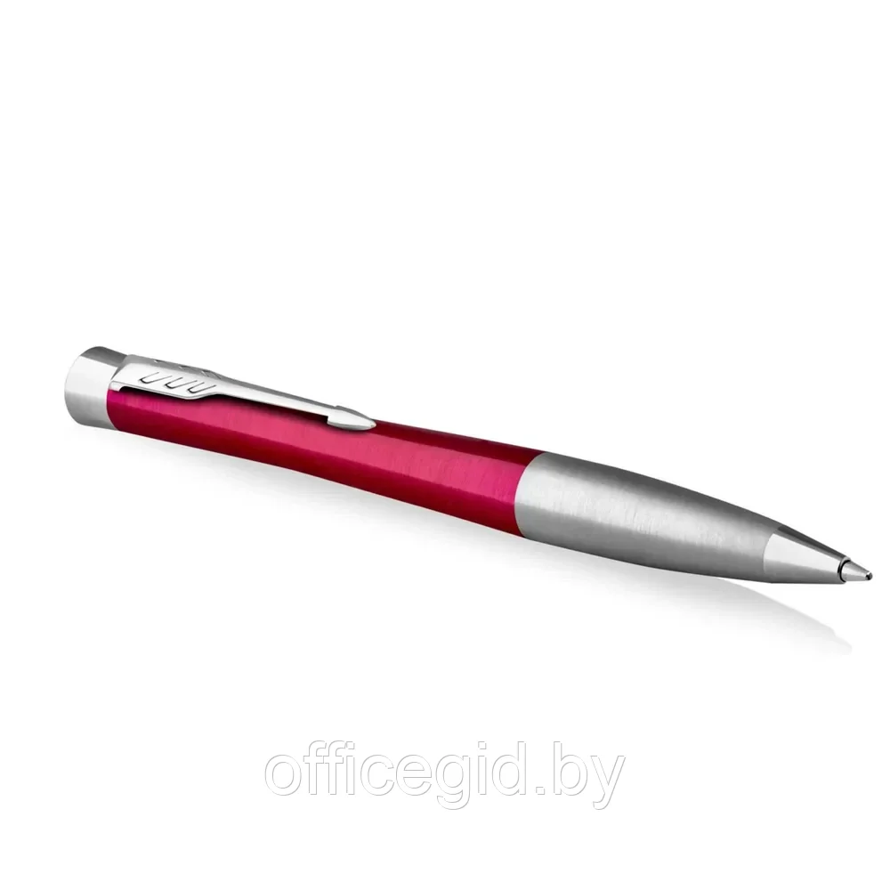 Ручка шариковая автоматическая Parker "Urban Core K314 Vibrant Magenta CT", 1.0 мм, пурпурный, серебристый, - фото 2 - id-p203425884