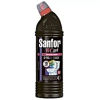 Средство чистящее для сантехники "Sanfor WC гель Special Black", 750 мл, гель