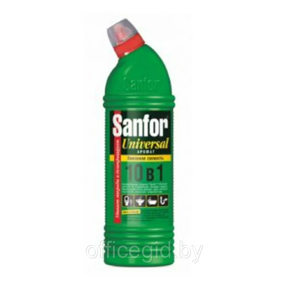 Средство чистящее для сантехники "Sanfor Универсал", 750 мл, лимонная свежесть - фото 1 - id-p203424980
