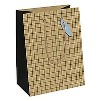 Пакет бумажный подарочный "Minimalist", 21.5x10.2x25.3 см
