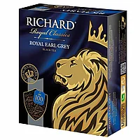Чай "Richard" Royal Earl Grey, 100 пакетиков x2 г, черный