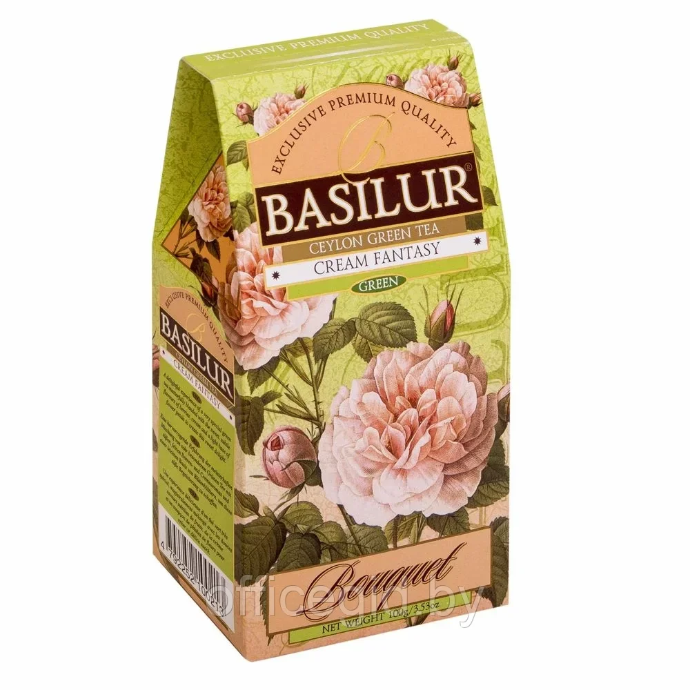 Чай "Basilur" Cream Fantasy, 100 г, зеленый