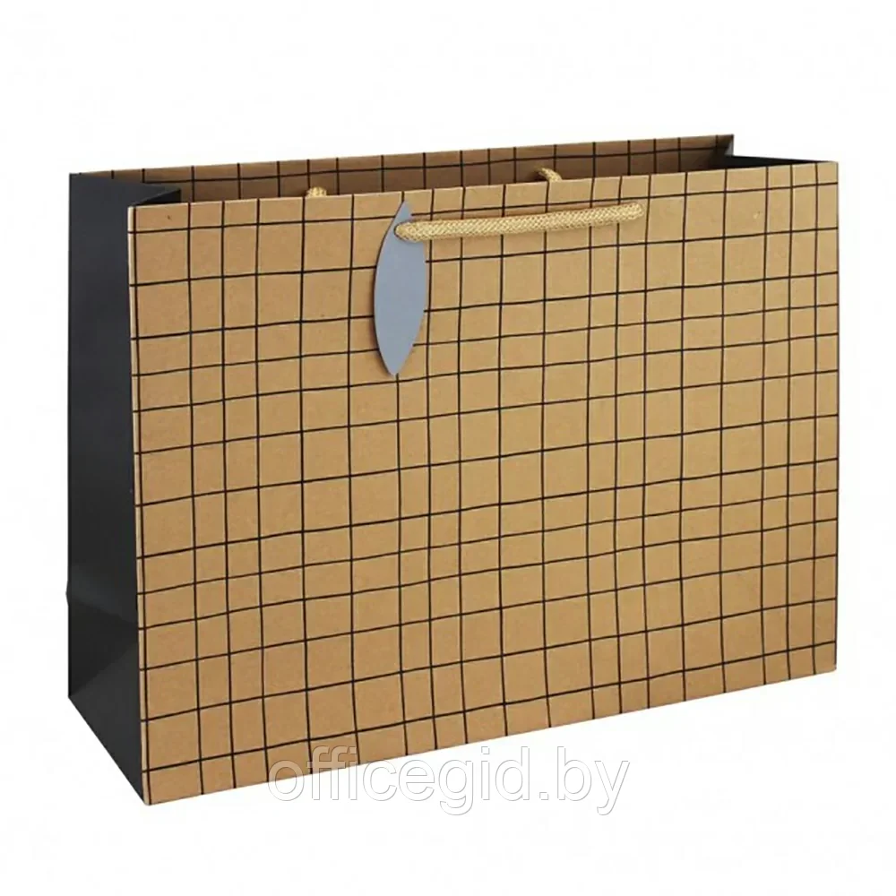 Пакет бумажный подарочный "Minimalist", 37.3x11.8x27.5 см