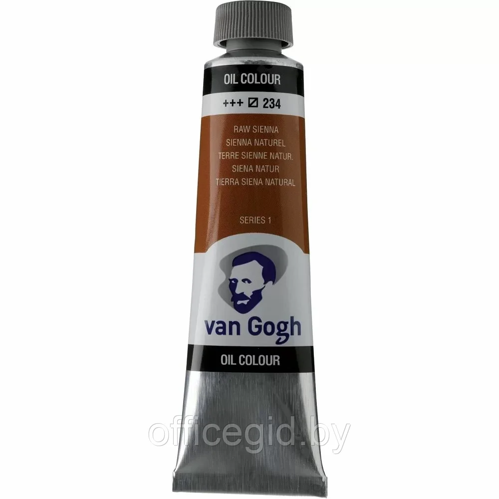 Краски масляные "Van Gogh", 234 сиена натуральная, 40 мл, туба - фото 1 - id-p203426852