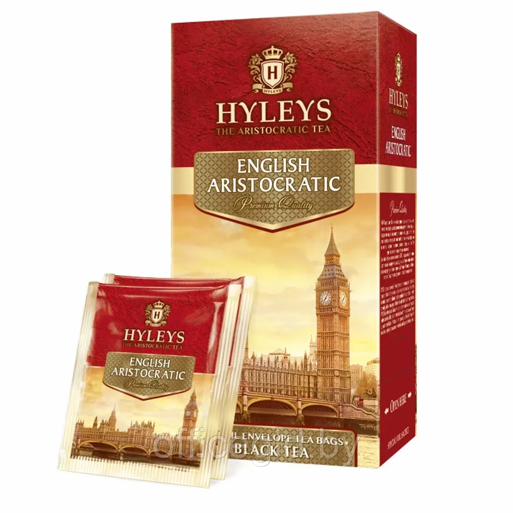 Чай Hyleys "Английский Аристократический", 25 пакетиковx2 гр, черный