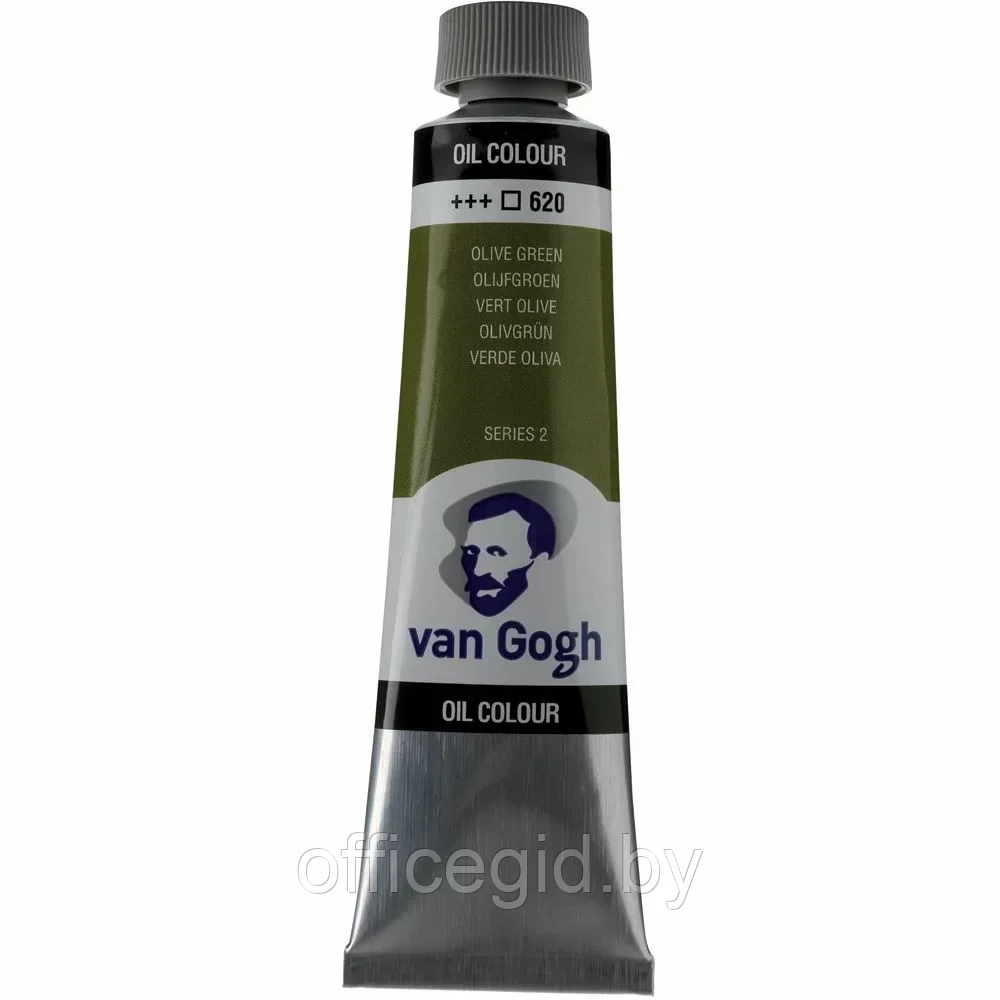 Краски масляные "Van Gogh", 620 зеленый оливковый, 40 мл, туба - фото 1 - id-p203426872