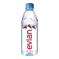 Вода минеральная "Evian", 0.5 л., негазированная