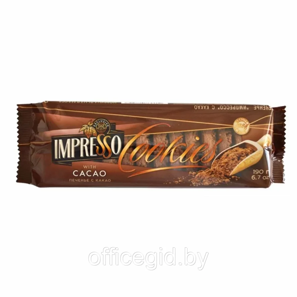 Печенье "Impresso" с какао, 190 г - фото 1 - id-p203425931