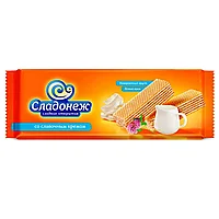 Вафли "Сладонеж", 270 г, со сливочным кремом