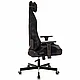 Кресло игровое Бюрократ VIKING KNIGHT N1 Fabric черный Light-20 с подголов. крестовина металл, фото 2