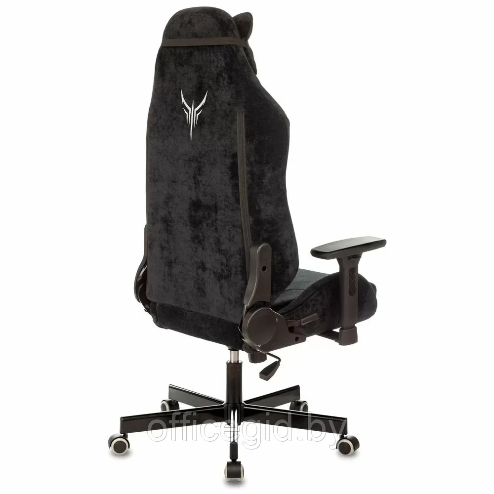 Кресло игровое Бюрократ VIKING KNIGHT N1 Fabric черный Light-20 с подголов. крестовина металл - фото 3 - id-p203426886