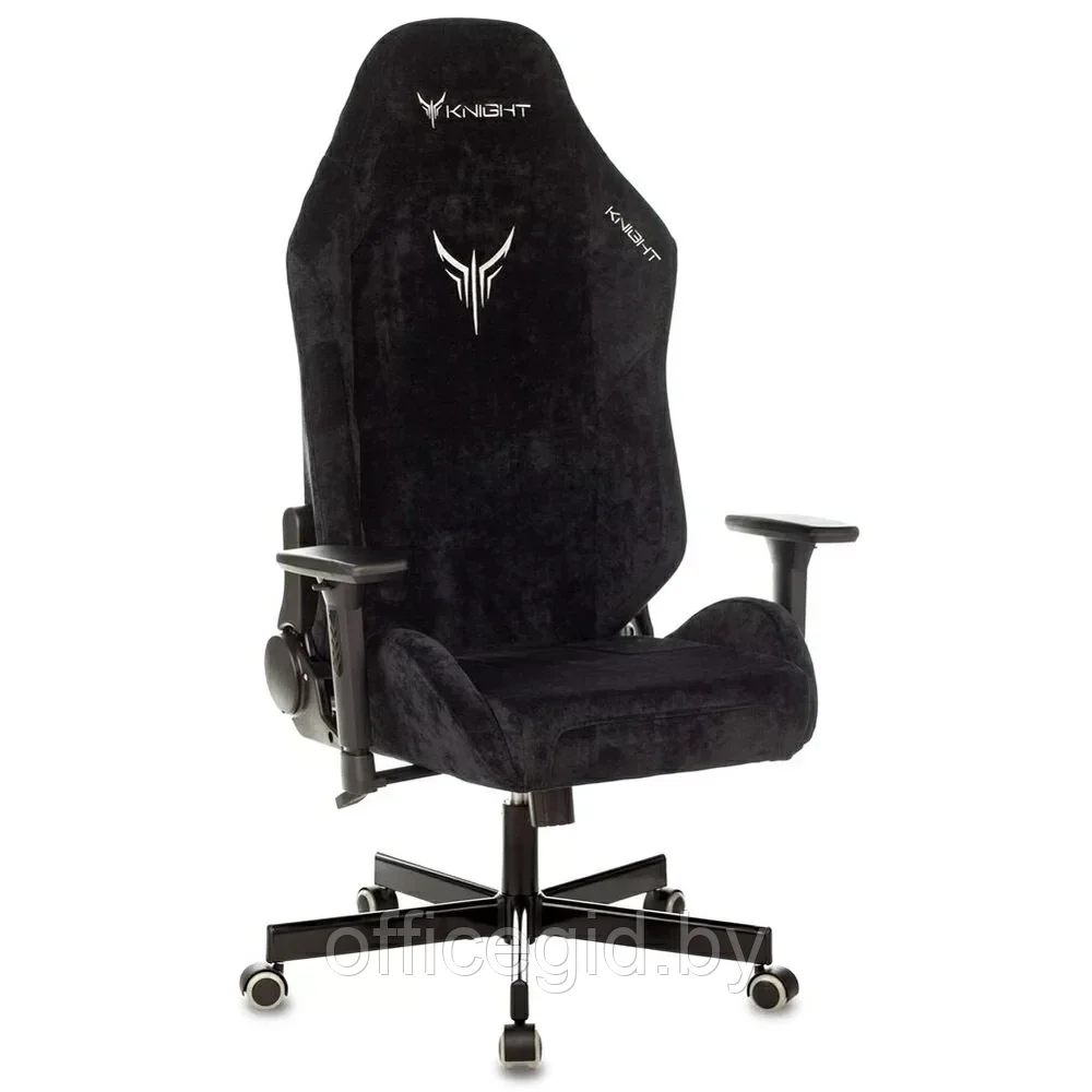 Кресло игровое Бюрократ VIKING KNIGHT N1 Fabric черный Light-20 с подголов. крестовина металл - фото 6 - id-p203426886