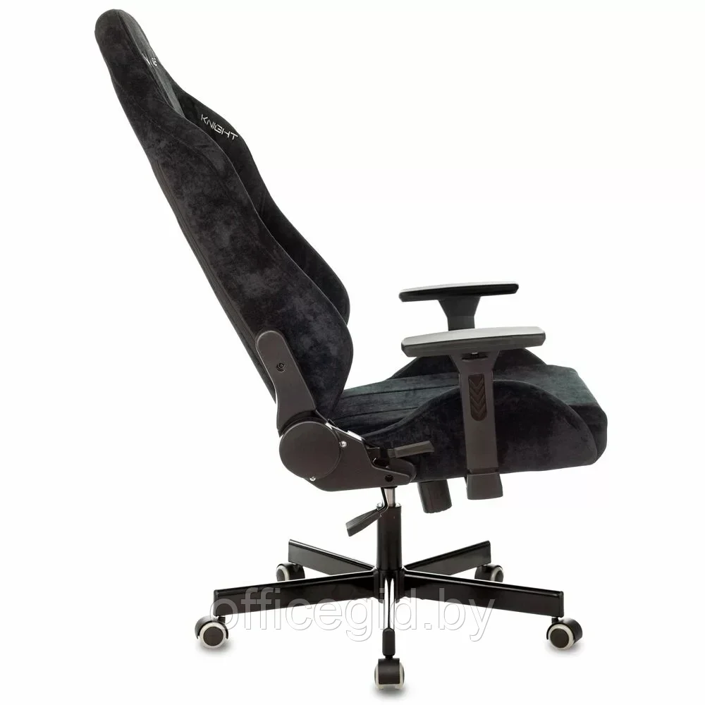 Кресло игровое Бюрократ VIKING KNIGHT N1 Fabric черный Light-20 с подголов. крестовина металл - фото 9 - id-p203426886