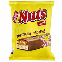 Конфеты шоколадные "Nuts mini", с фундуком, арахисом, 148 г