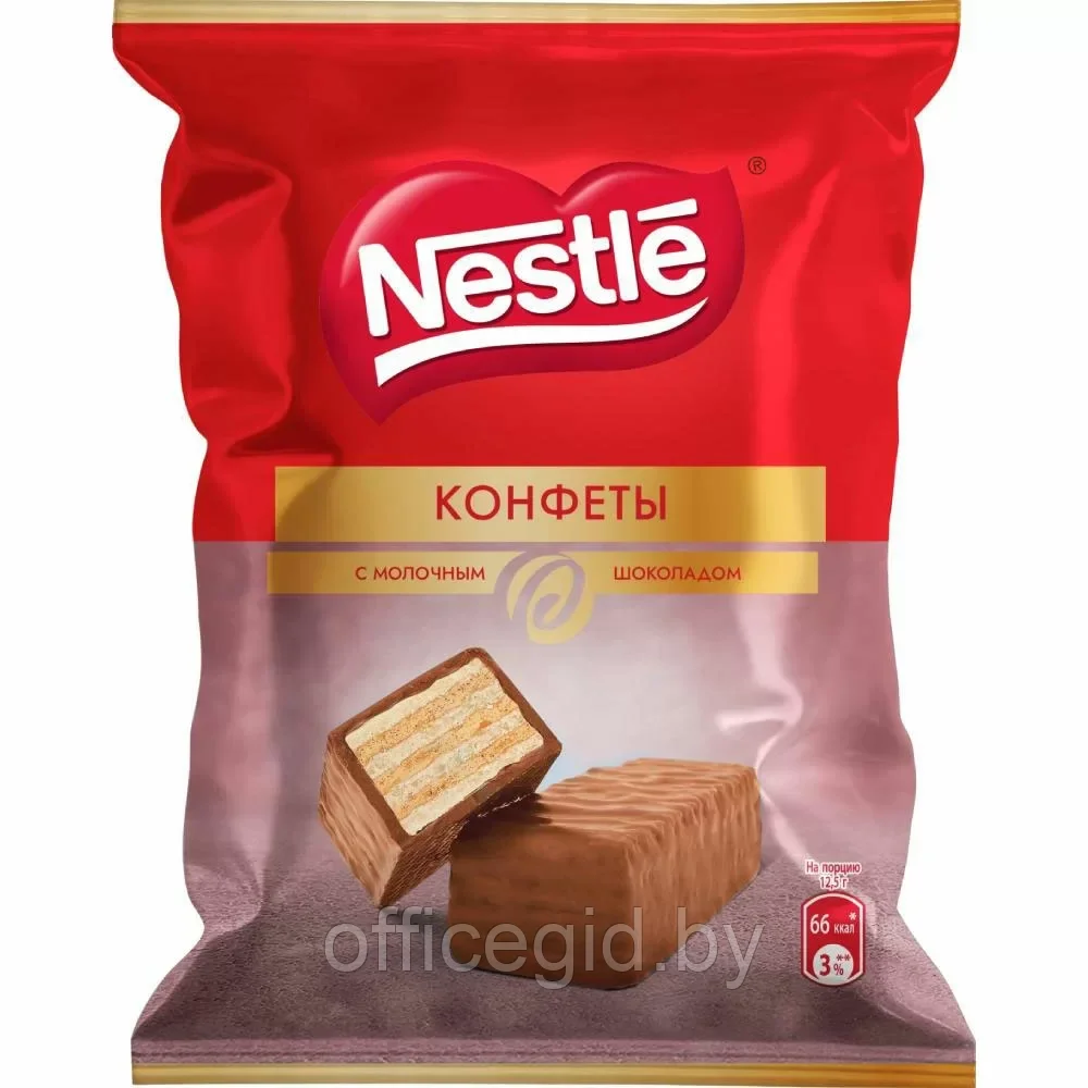 Конфеты шоколадные "Nestle", с вафлей, 128 г