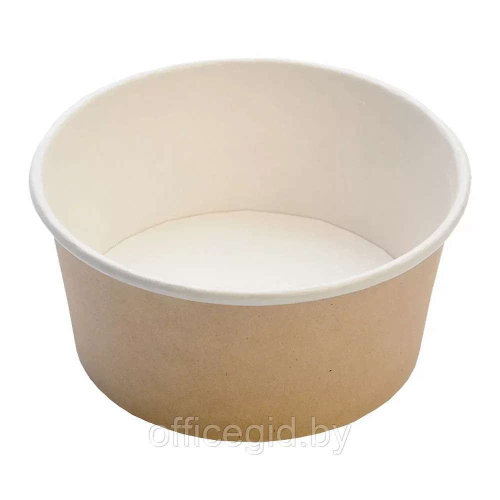 Контейнер бумажный для супа, 480 мл, 50 шт/упак - фото 1 - id-p203425991