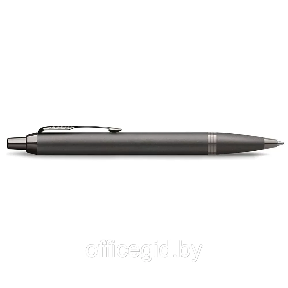 Ручка шариковая автоматическая Parker "IM Monochrome K328", 0,7 мм, серый, стерж. синий - фото 5 - id-p203427977