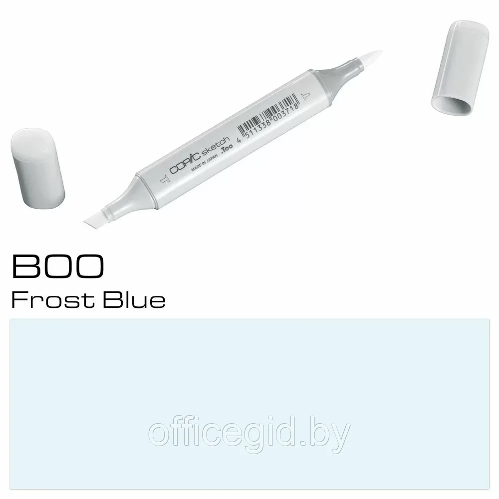 Маркер перманентный "Copic Sketch", B-00 морозный голубой - фото 1 - id-p203426938