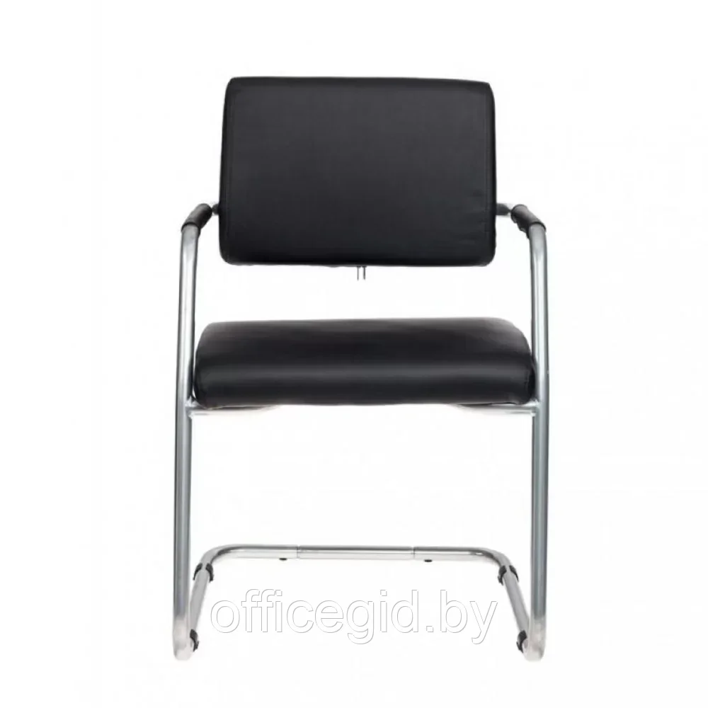 Кресло на полозьях "Бюрократ CH-271-V", кожзам, металл, черный - фото 2 - id-p203426018