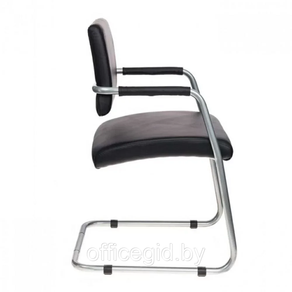 Кресло на полозьях "Бюрократ CH-271-V", кожзам, металл, черный - фото 3 - id-p203426018