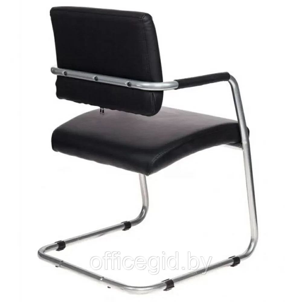 Кресло на полозьях "CH-599AV TW-01", сетка, ткань, металл, черный - фото 4 - id-p203426024