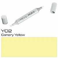 Маркер перманентный "Copic Sketch", Y-02 желтая канарейка
