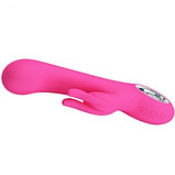 Перезаряжаемый вибратор Pretty Love Carina с клиторальной стимуляцией розовый, фото 4