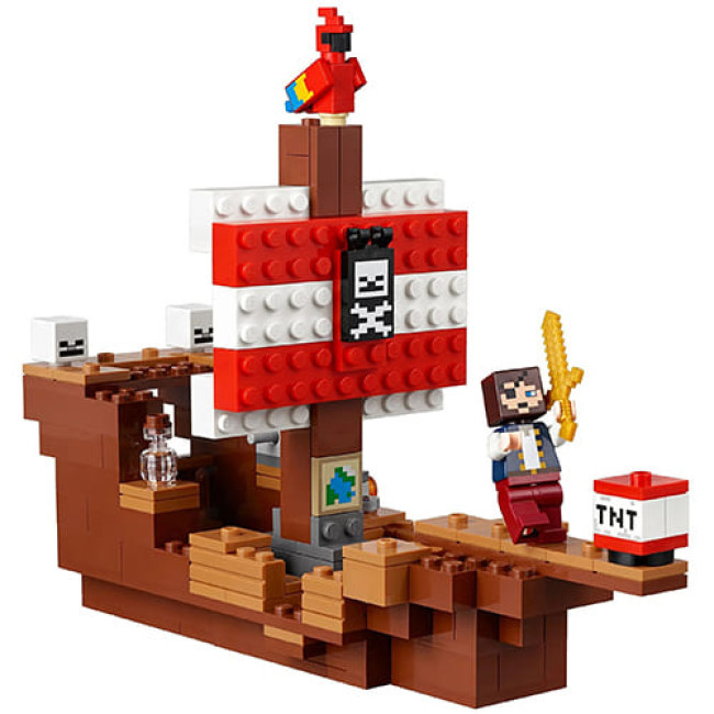 Конструктор LEGO Minecraft 21152 Приключения на пиратском корабле - фото 5 - id-p203428574
